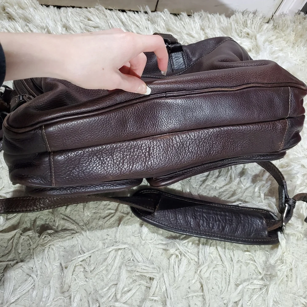 Allen Edmunds Leather Briefcase